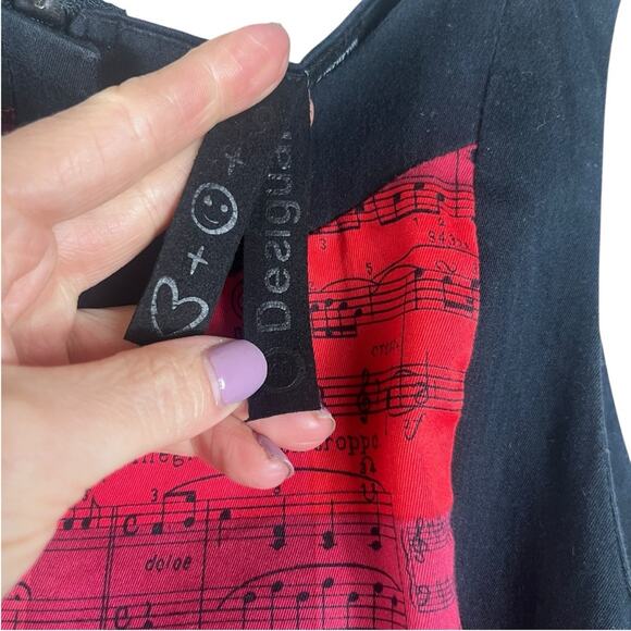 Desigual Delia Abstract Mini Sheath Cocktail Dress Y2K Twee Artsy EU 40 (8/10) - Picture 10 of 12